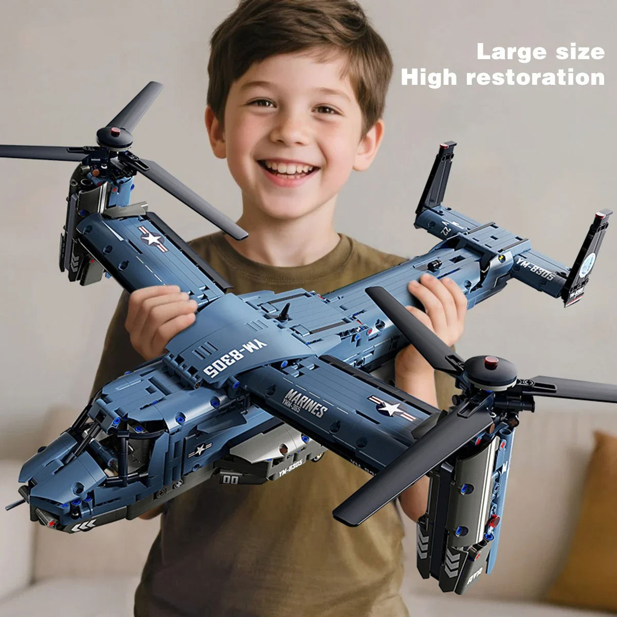 Jjrc Drone X12 - Zestaw klocków konstrukcyjnych wojskowego V-22 Osprey