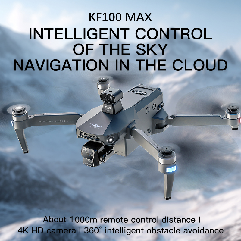 Dron GPS KF100 MAX Kamera 4K 3 – Drone Battery Box recenzja i cena