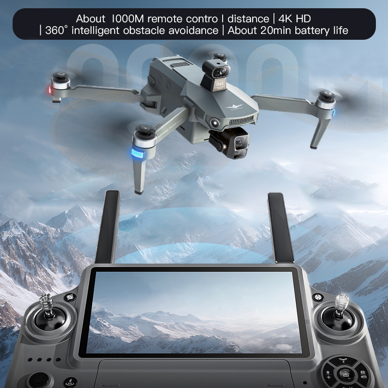 Dron GPS KF100 MAX Kamera 4K 3 – Drone Battery Box recenzja i cena