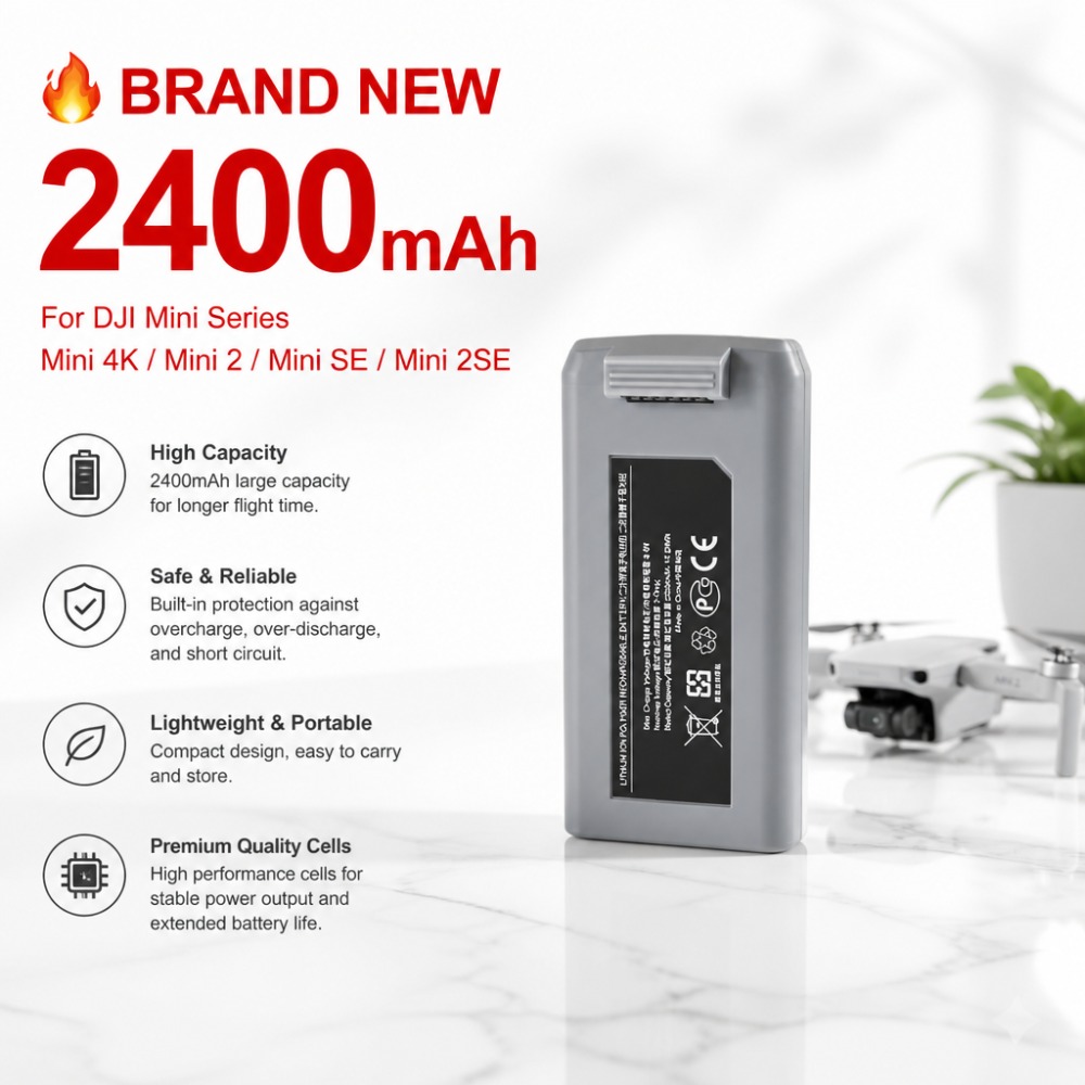 Bateria 2400mAh do DJI Mini 4K – Drone Battery Smart recenzja i cena