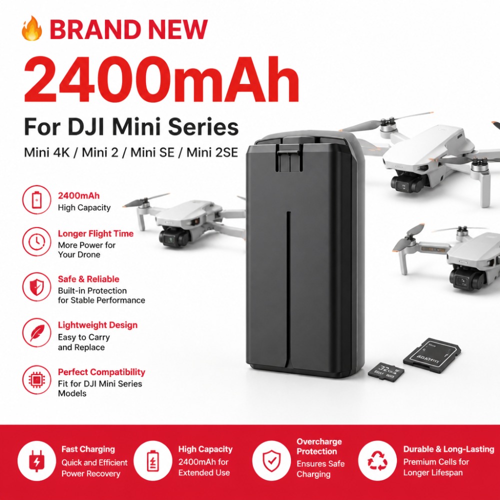 Bateria 2400mAh do DJI Mini 4K – Drone Battery Smart recenzja i cena