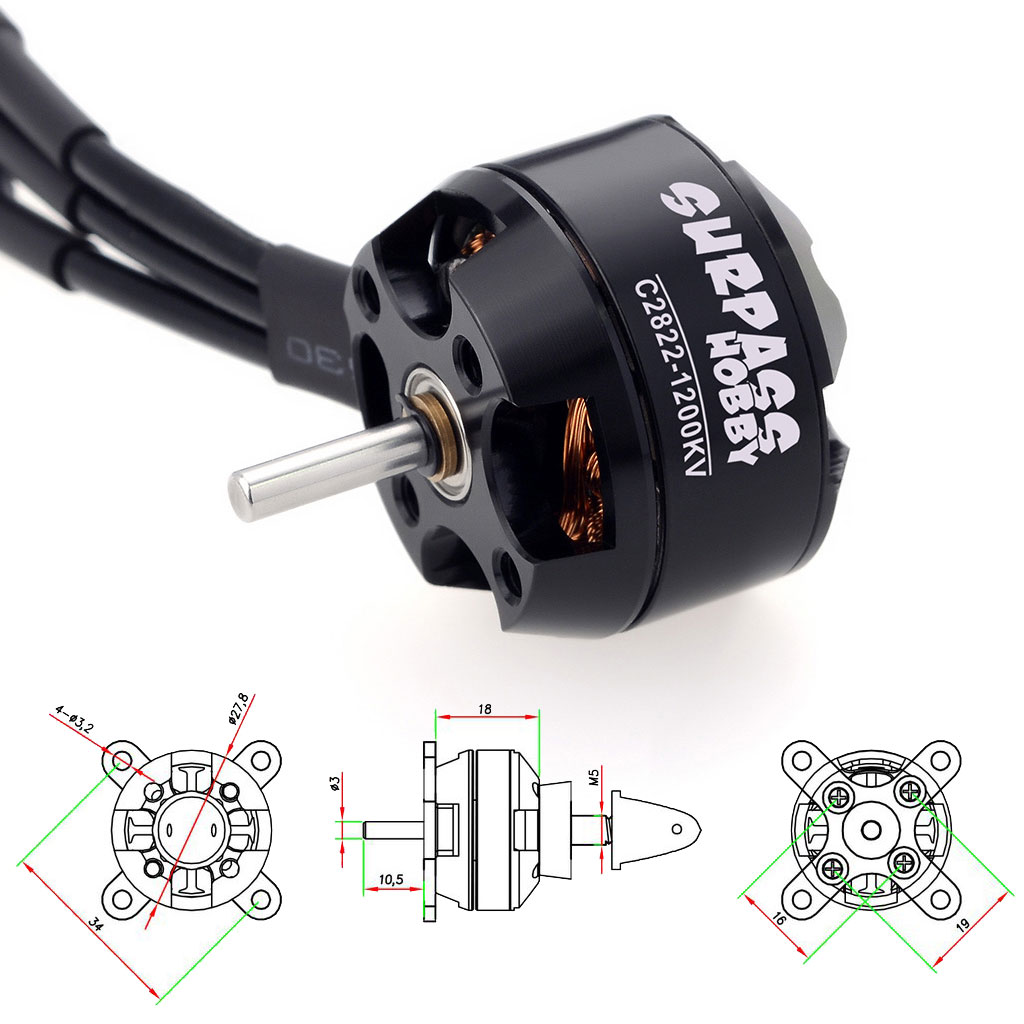 SURPASS HOBBY 2822 2826 2830 2 – Drone Battery Plate recenzja i cena